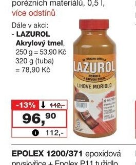 LAZUROL mořidlo lihové