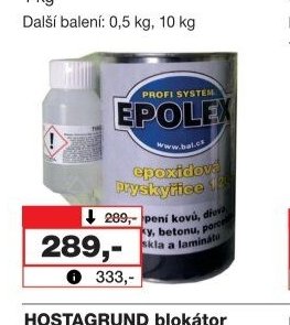 EPOLEX 1200/371 epoxidová pryskyřice