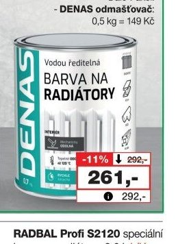 DENAS na radiátory