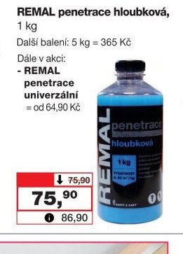 REMAL penetrace hloubková, 1 kg