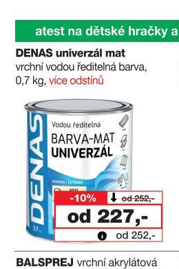 DENAS univerzál mat