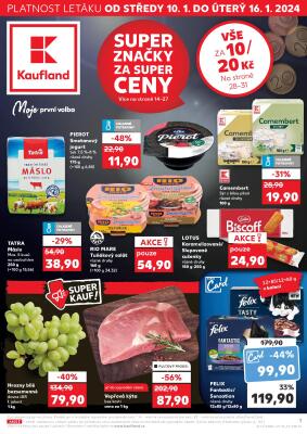 aktuální leták Kaufland 10.1.2024-16.1.2024