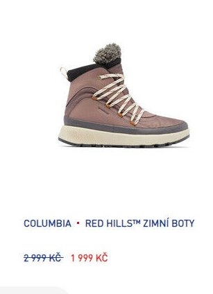 COLUMBIA RED HILLS ZIMNÍ BOTY
