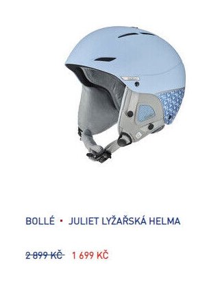 BOLLÉ JULIET LYŽAŘSKÁ HELMA