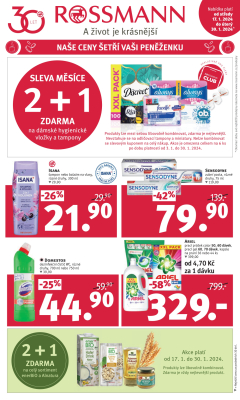 aktuální leták ROSSMANN drogerie 17.1.2024-30.1.2024