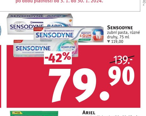 SENSODYNE zubní pasta