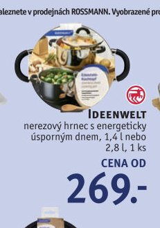 IDEENWELT nerezový hrnec s energeticky úsporným dnem