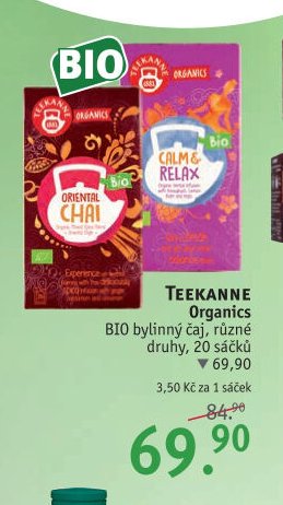 Teekanne Organics BIO bylinný čaj
