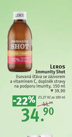 Leros Immunity Shot