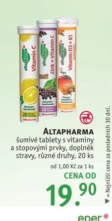 Altapharma šumivé tablety