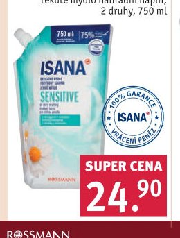 Isana tekuté mýdlo náhradní náplň