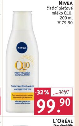 NIVEA čistící pleťové mléko