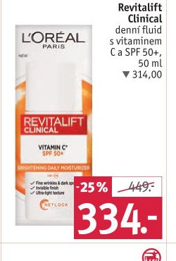L'ORÉAL PARIS Revitalift Clinical denní fluid