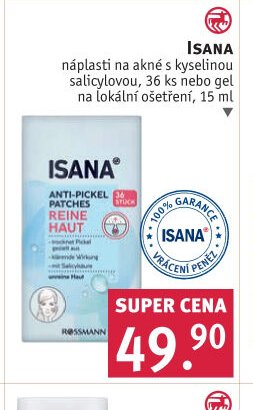 ISANA náplasti na akné