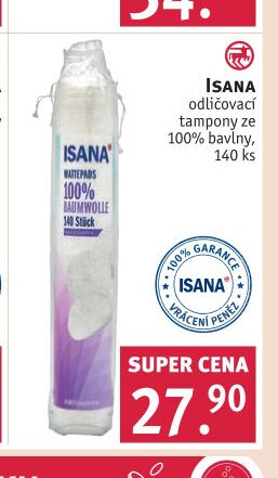 ISANA odličovací tampony