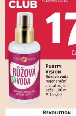 PURITY VISION Růžová voda