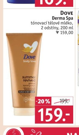 DOVE Derma Spa tělové mléko