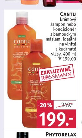 Cantu krémový šampon nebo kondicionér s bambuckým máslem, různé druhy, 400 ml
