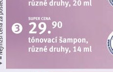 Isana Professional tónovací šampon, různé druhy, 14 ml