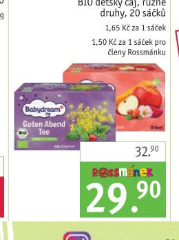 Babydream BIO dětský čaj