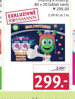 Marťánci 80+20 tablet navíc