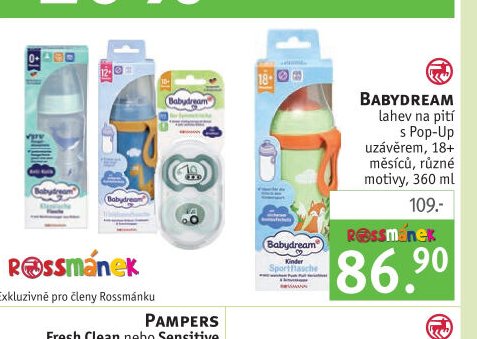 Babydream lahvičky a dudlíky