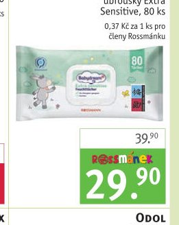 Babydream vlhčené ubrousky Extra Sensitive