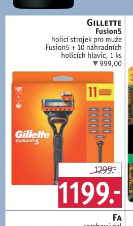 GILLETTE Fusion5 holicí strojek pro muže