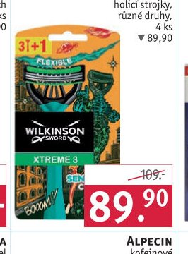 WILKINSON Xtreme3 jednorázové holicí strojky
