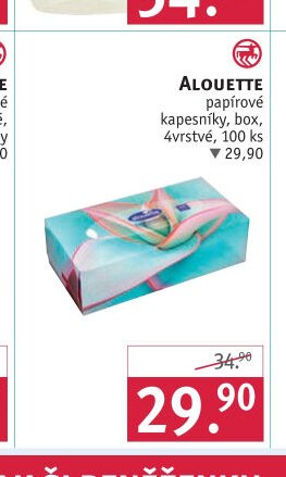ALOUETTE papírové kapesníky