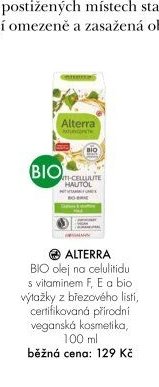ALTERRA BIO olej na celulitidu