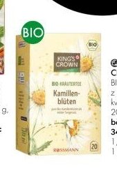 KING'S CROWN BIO čaj z heřmánkových květů