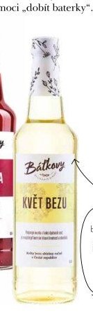 BÁTKOVY SIRUPY Bezový sirup