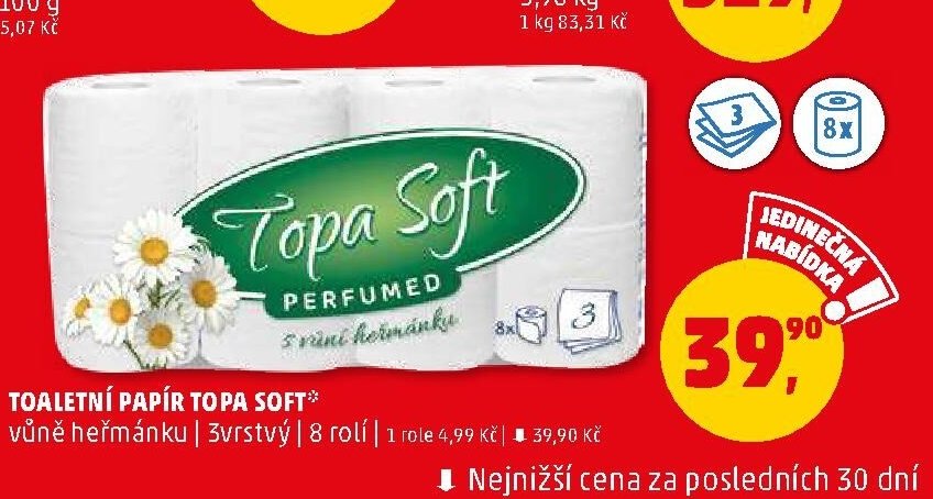 Toaletní papír Topa Soft - Penny Market aktualniletaky.eu