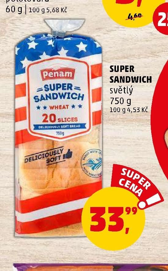 SUPER SANDWICH světlý - Penny Market aktualniletaky.eu