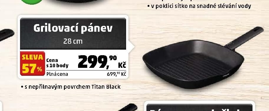Grilovací pánev 28 cm - Penny Market aktualniletaky.eu