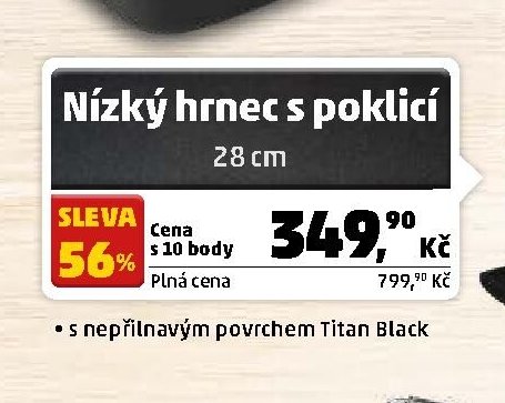 Nízký hrnec s poklicí 28 cm - Penny Market aktualniletaky.eu
