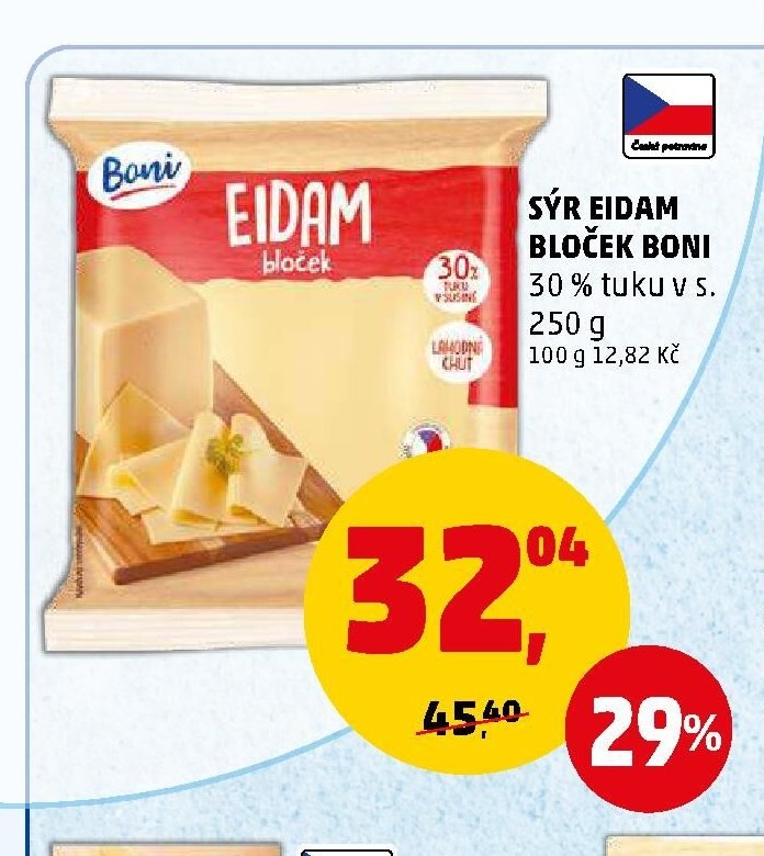 SÝR EIDAM BLOČEK BONI - Penny Market aktualniletaky.eu