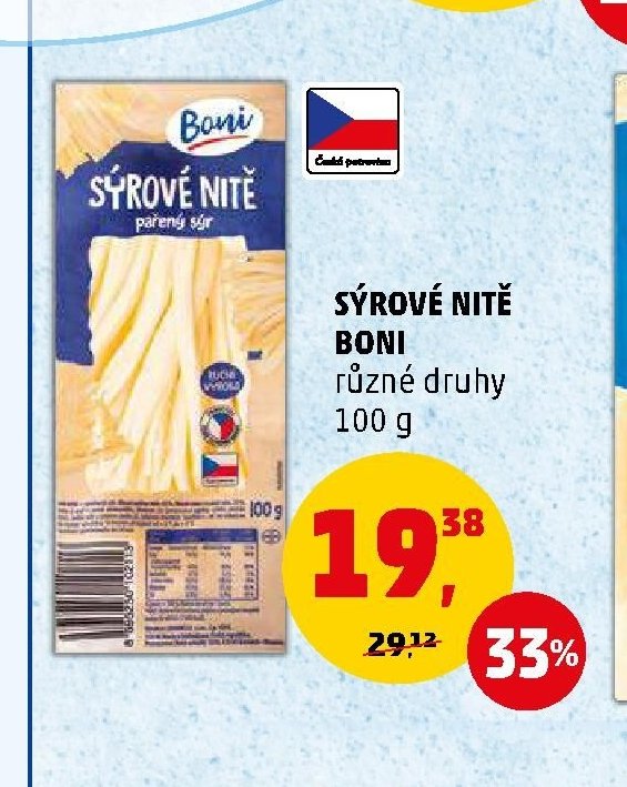 SÝROVÉ NITĚ BONI - Penny Market aktualniletaky.eu