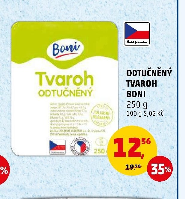 ODTUČNĚNÝ TVAROH BONI - Penny Market aktualniletaky.eu