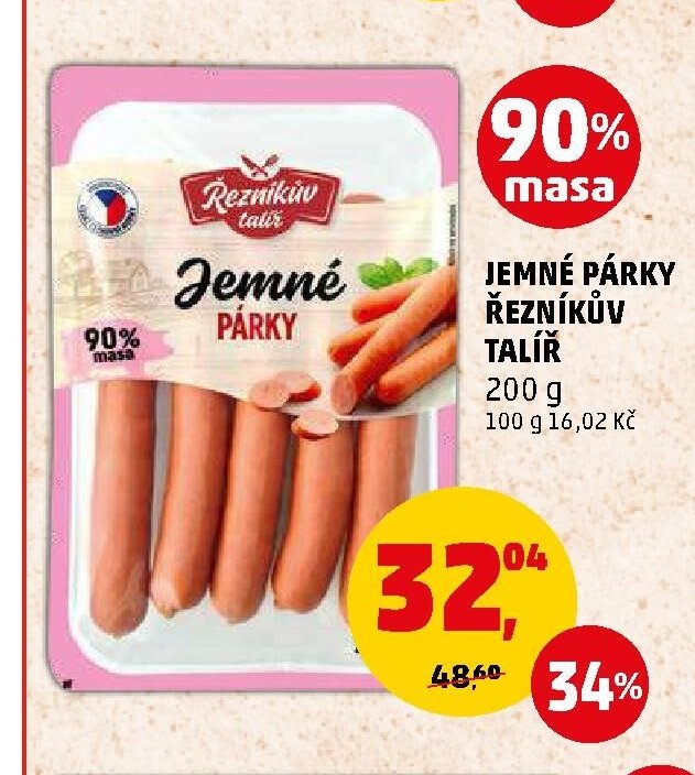 JEMNÉ PÁRKY ŘEZNÍKŮV TALÍŘ 200 g - Penny Market aktualniletaky.eu