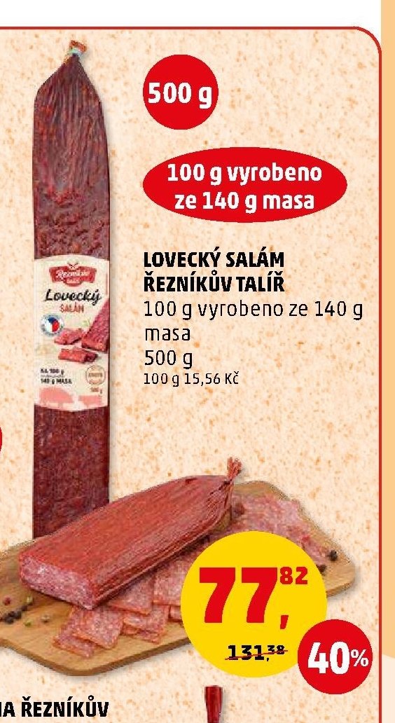 Lovecký salám Řezníkův talíř - Penny Market aktualniletaky.eu
