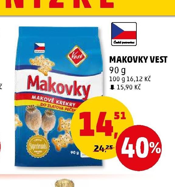 Makovky Vest - Penny Market aktualniletaky.eu