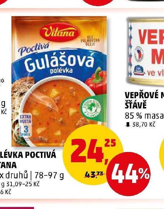 Polévka Poctivá Vitana - Penny Market aktualniletaky.eu