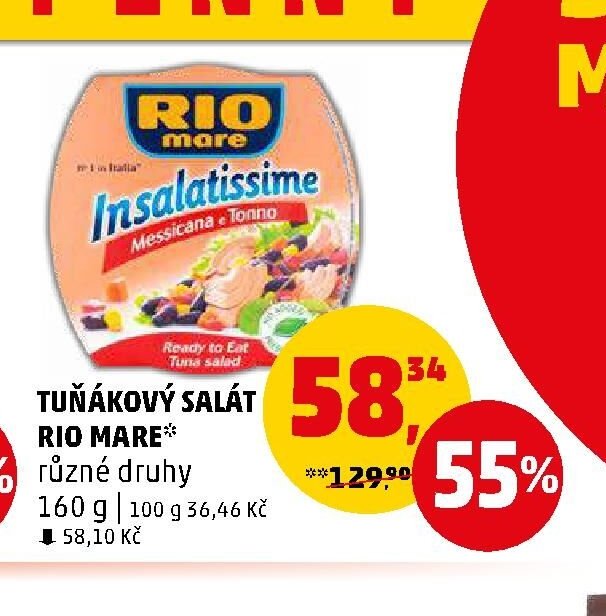 TUŇÁKOVÝ SALÁT RIO MARE - Penny Market aktualniletaky.eu