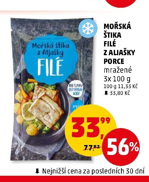 MOŘSKÁ ŠTIKA FILÉ Z ALJAŠKY PORCE - Penny Market aktualniletaky.eu