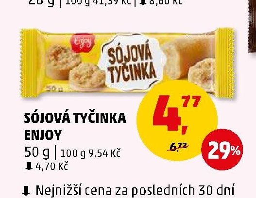 SÓJOVÁ TYČINKA ENJOY 50 g - Penny Market aktualniletaky.eu
