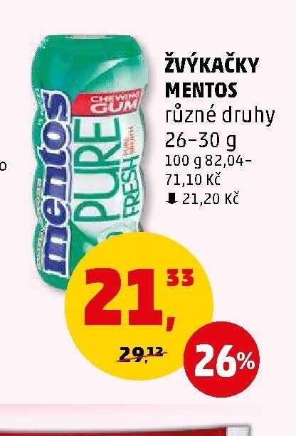 Žvýkačky Mentos - Penny Market aktualniletaky.eu