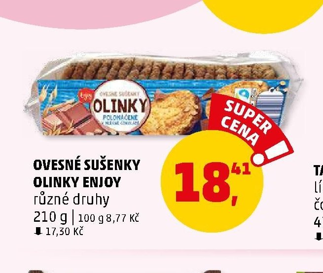 Ovesné sušenky Olinky Enjoy - Penny Market aktualniletaky.eu