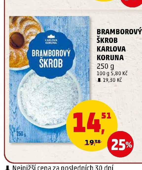 Bramborový škrob Karlova Koruna - Penny Market aktualniletaky.eu